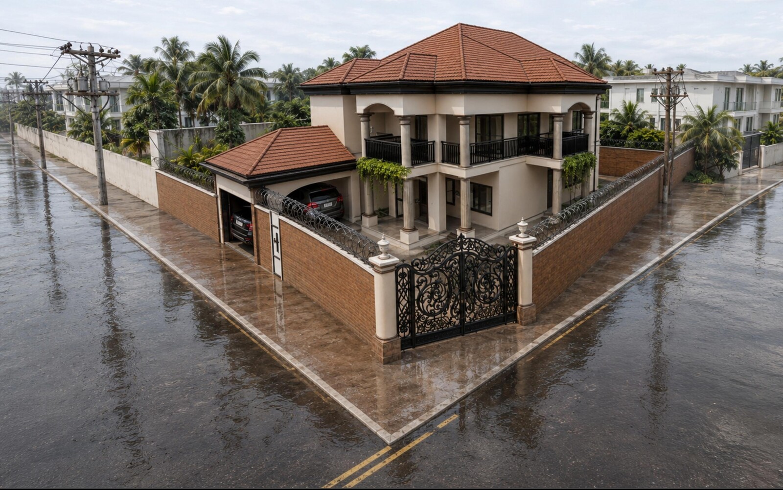 Villa duplex à Yattaya, disponible à la location